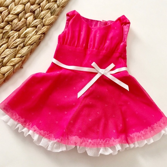 american girl heart dress